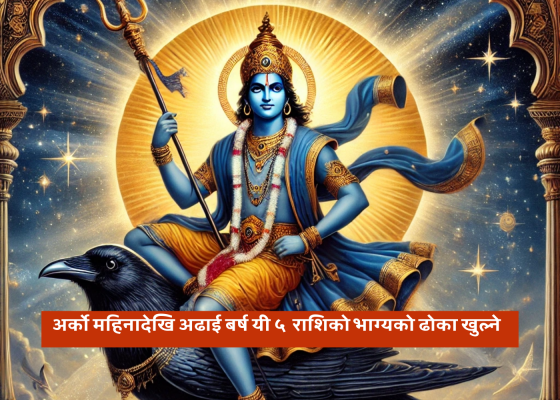 अर्को महिनादेखि अढाई बर्ष यी ५ राशिको भाग्यको ढोका खुल्ने अर्को महिनादेखि अढाई बर्ष यी ५ राशिको भाग्यको ढोका खुल्ने