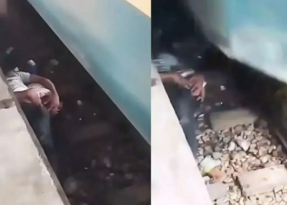 रियल लाइफका ‘हिरो’ पिता, ट्र्याकमा खसेका छोरालाई जोगाउन रेलमुनि सुते रियल लाइफका ‘हिरो’ पिता, ट्र्याकमा खसेका छोरालाई जोगाउन रेलमुनि सुते